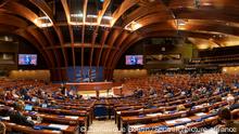 6148937 29.01.2020 A general view of the plenary room during the winter session of the Parliamentary Assembly of the Council of Europe, in Strasbourg, France. Dominique Boutin / Sputnik
