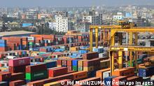 November 17, 2021, Chittagong, Bangladesh: Aerial view of containers and shipyard cranes at Chittagong Port. .Chittagong Port and Kurnofuly river play an important economy role in Bangladesh. Chittagong Bangladesh - ZUMAs197 20211117_zaa_s197_197 Copyright: xMdxManikx