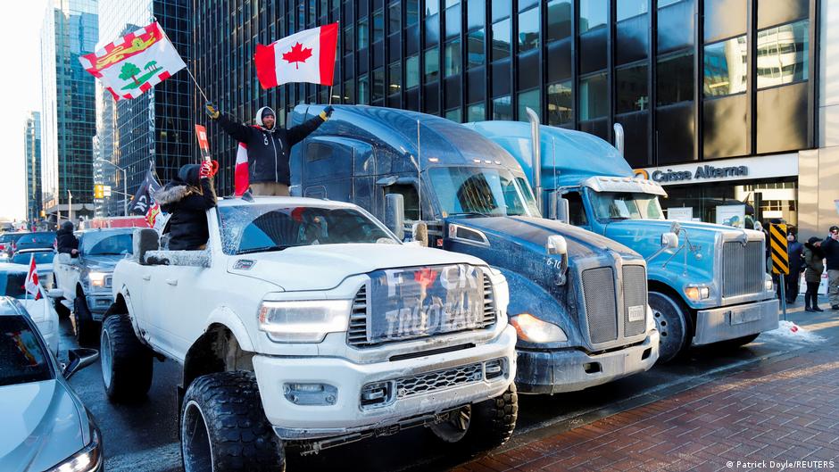 Trucker-Demo in Ottawa angekommen