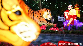 马来西亚的虎年春节花灯