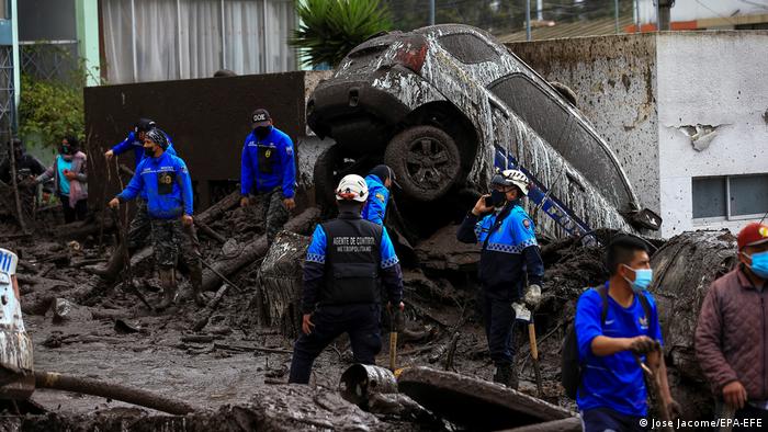 Ecuador Erdrutsch in Quito
