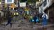 Soldiers help in cleaning a mudslide in Quito Soldiers help in cleaning a mudslide in Quito