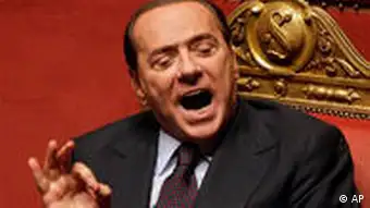 Silvio Berlusconi Misstrauensvotum Politik Italien