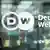 Deutsche Welle Logo on glass