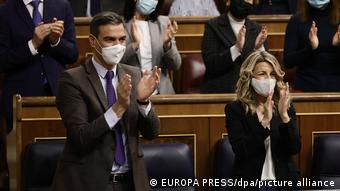 Parlamentssitzung in Spanien