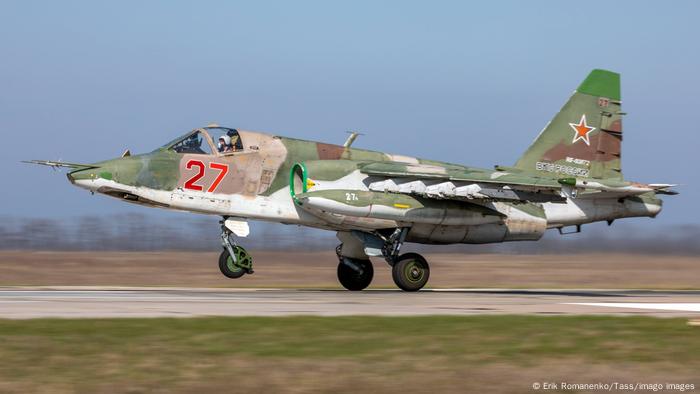 Rosyjski myśliwiec Sukhoi Su-25SM