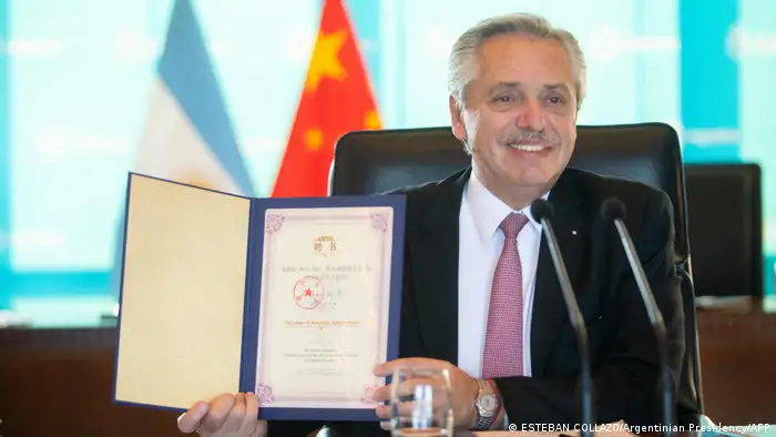 Argentiniens Präsident Alberto Fernández in China