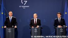Alemania, Francia y Polonia llaman a la unidad para mantener la paz en Europa