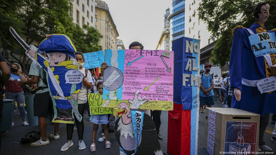 Protest in Argentinien gegen IMF