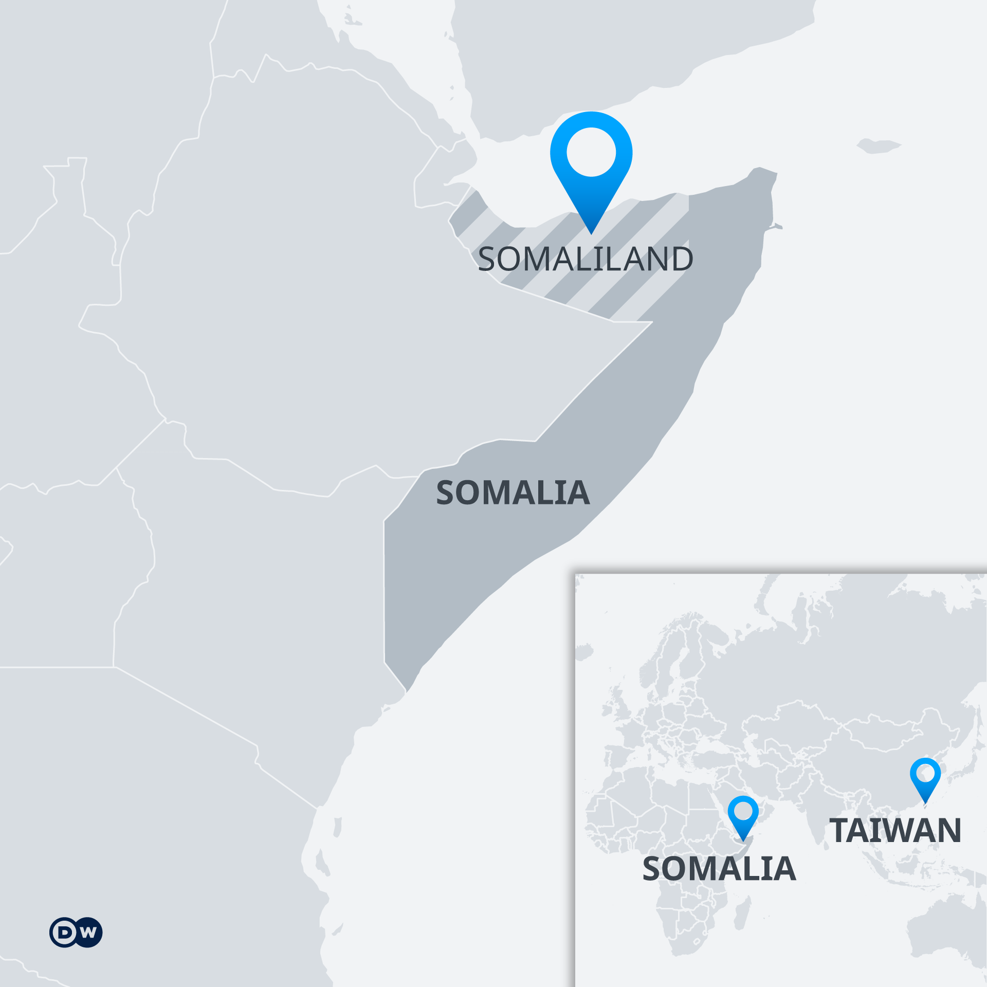 somaliland world map