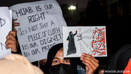 Indien Neu-Delhi | Demonstrationen | Hijab