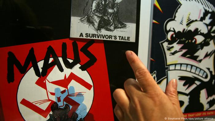 Title page of the graphic novel Maus. 