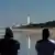 Die Rakete Falcon 9 startet in Cape Canaveral