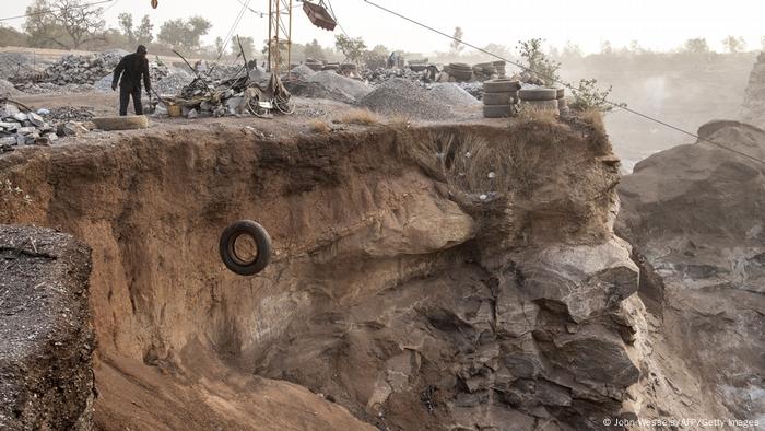 Burkina Faso Ouagadougou Granitmine