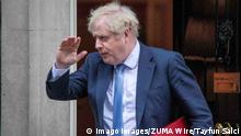 February 9, 2022, London, England, United Kingdom: UK Prime Minister BORIS JOHNSON leaves 10 Downing Street ahead of Prime Minister s Questions in the House of Commons. London United Kingdom - ZUMAs262 20220209_zip_s262_037 Copyright: xTayfunxSalcix