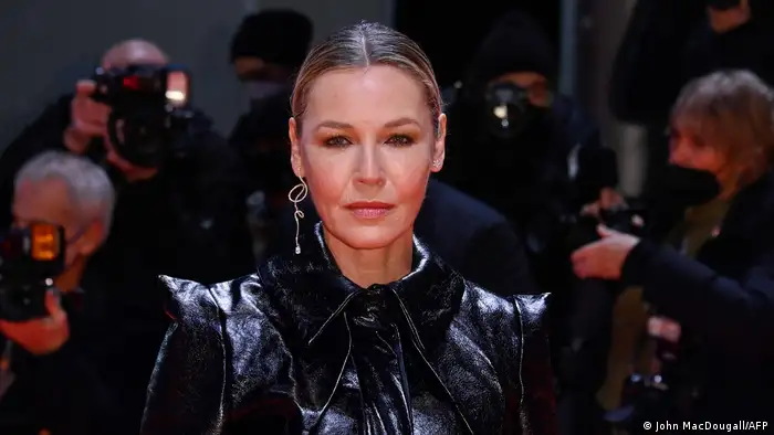Danish actress Connie Nielsen poses for photographers.