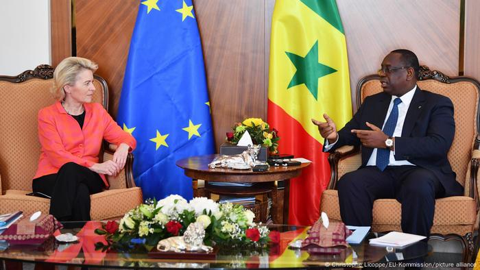 Senegal Ursula von der Leyen und Präsident Macky Sall