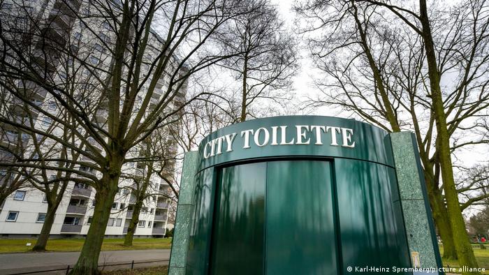 A public toilet in Berlin