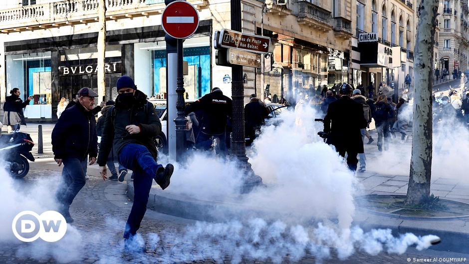Frankreich: Fast 100 Festnahmen bei Protesten in Paris