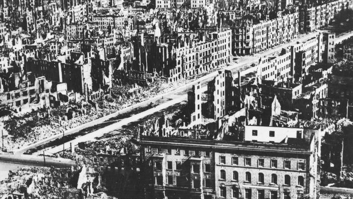 Deutschland | Zerstörung Dresdens | Foto Mai 1945