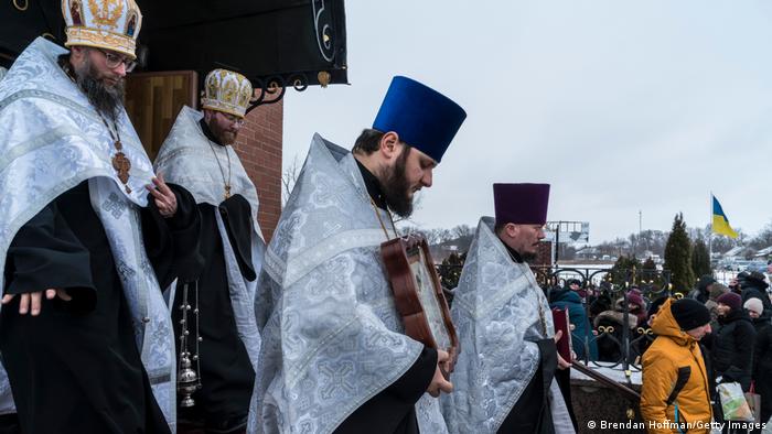 Ορθόδοξοι ιερείς στην Ουκρανία
