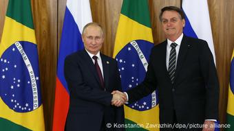 Brezilya Devlet Başkanı Jair Bolsonaro ve Putin