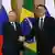 Foto de Jair Bolsonaro y Vladimir Putin en una imagen de archivo