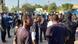 Des jeunes à N'Djamena lors d'une manifestation Des jeunes à N'Djamena lors d'une manifestation
