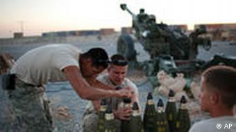 US soldiers at work in Afghanistan