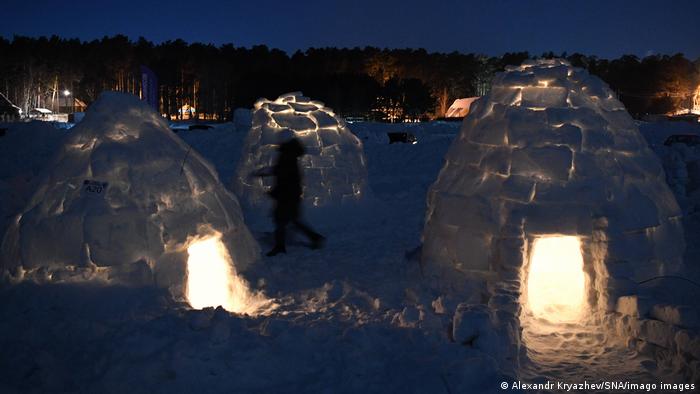 Festival del iglú en Rusia, Novosibirsk.