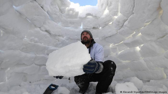 Festival del iglú en Rusia, Novosibirsk.