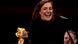 Catalan director Carla Simon smiles as she wins the Golden Bear.
Catalan director Carla Simon smiles as she wins the Golden Bear.