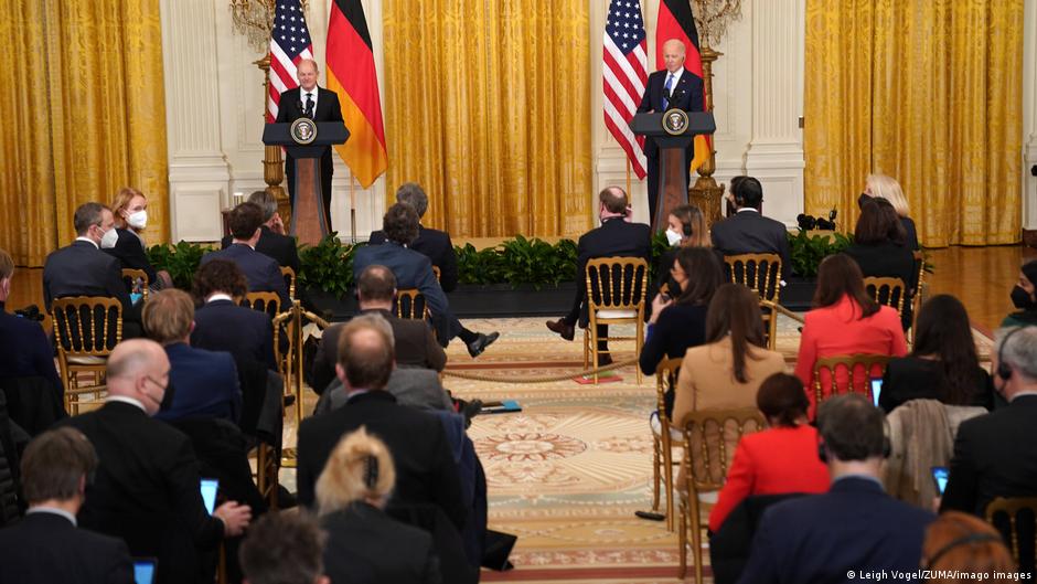 Präsident Joe Biden und Bundeskanzler Olaf Scholz