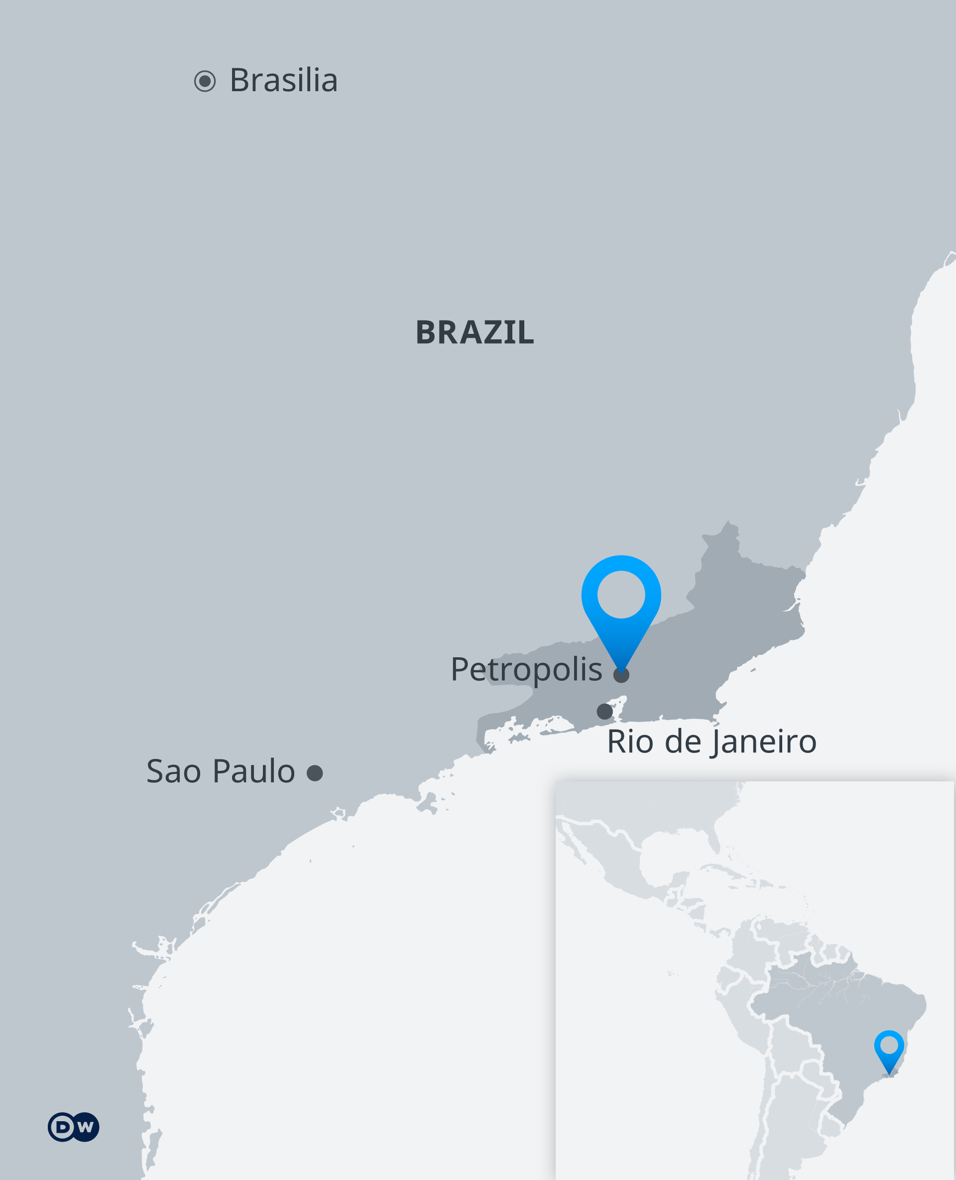 Brazil Mudslides Kill Scores Of People In Rio De Janeiro State News Dw 18 02 22