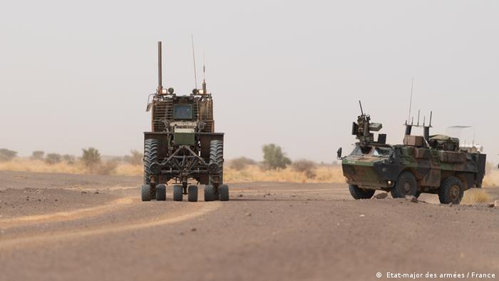 Afrika Militär Missionen von Barkhane in Mali 