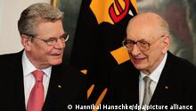 Joachim Gauck: Deutsche müssen Bartoszewski immer dankbar sein
