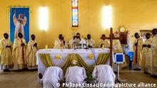 Celebration in St John Paul II catholic church, Kpalime, Togo