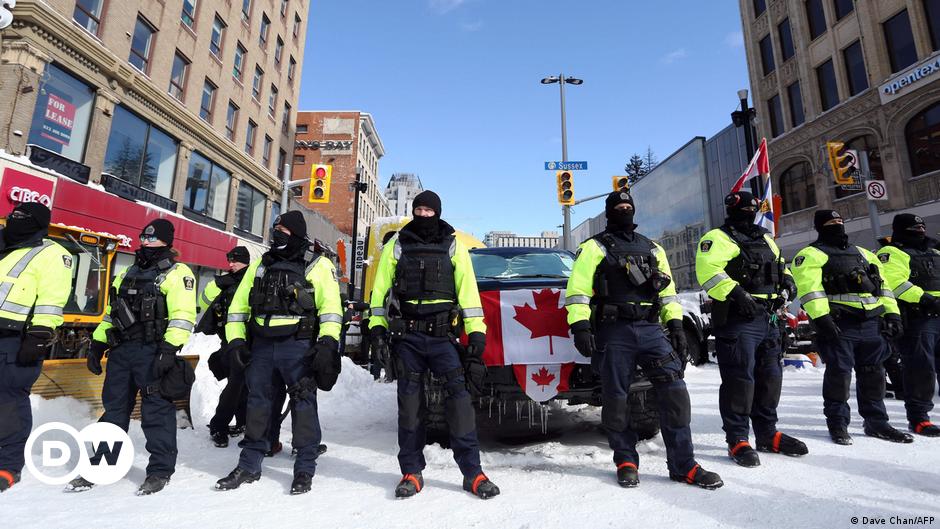 Kanadische Polizei greift bei Anti-Corona-Aktionen hart durch