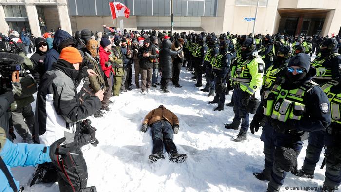 Kanada Ottawa | Truckerproteste | Räumung