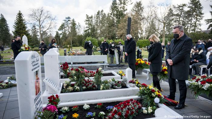 German leaders commemorate the victims of the 2020 Hanau shooting