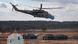 In this file photo from February 19, 2022, a Belarusian Army military helicopter flies over a field during the Union Courage-2022 Russia-Belarus military drills In this file photo from February 19, 2022, a Belarusian Army military helicopter flies over a field during the Union Courage-2022 Russia-Belarus military drills