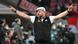 Cologne coach Steffen Baumgart points both fingers to the sky as his team pull off another impressive win in the Bundesliga this season to go sixth overnight. Cologne coach Steffen Baumgart points both fingers to the sky as his team pull off another impressive win in the Bundesliga this season to go sixth overnight.