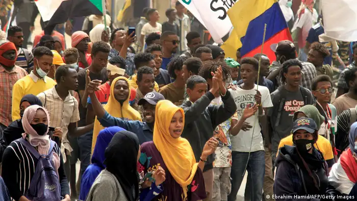 Sudan | Protest in Khartoum gegen die Militärregierung