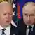 Kombobild Joe Biden und Wladimir Putin