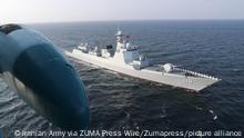 January 21, 2022, Indian Ocean, Indian Ocean, Iran: This photo provided Friday, Jan. 21, 2022, by the Iranian Army, shows a part of a joint naval drill of Iran, Russia, and China in the Indian Ocean. Iran's state TV said 11 of its vessels were joined by three Russian ships including a destroyer, and two Chinese vessels. (Credit Image: Â© Iranian Army via ZUMA Press Wire