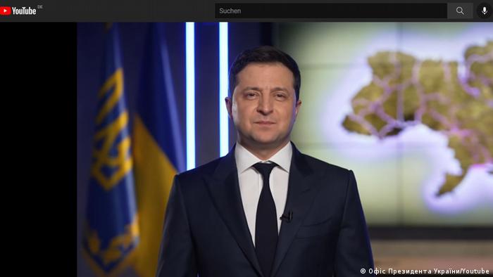 Телеобращение президента Украины Владимира Зеленского