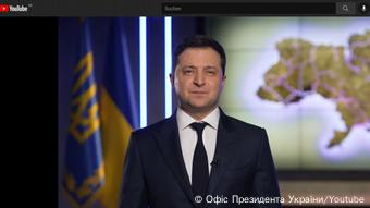 Ζελένσκι, Ουκρανία, ομιλία, YouTube