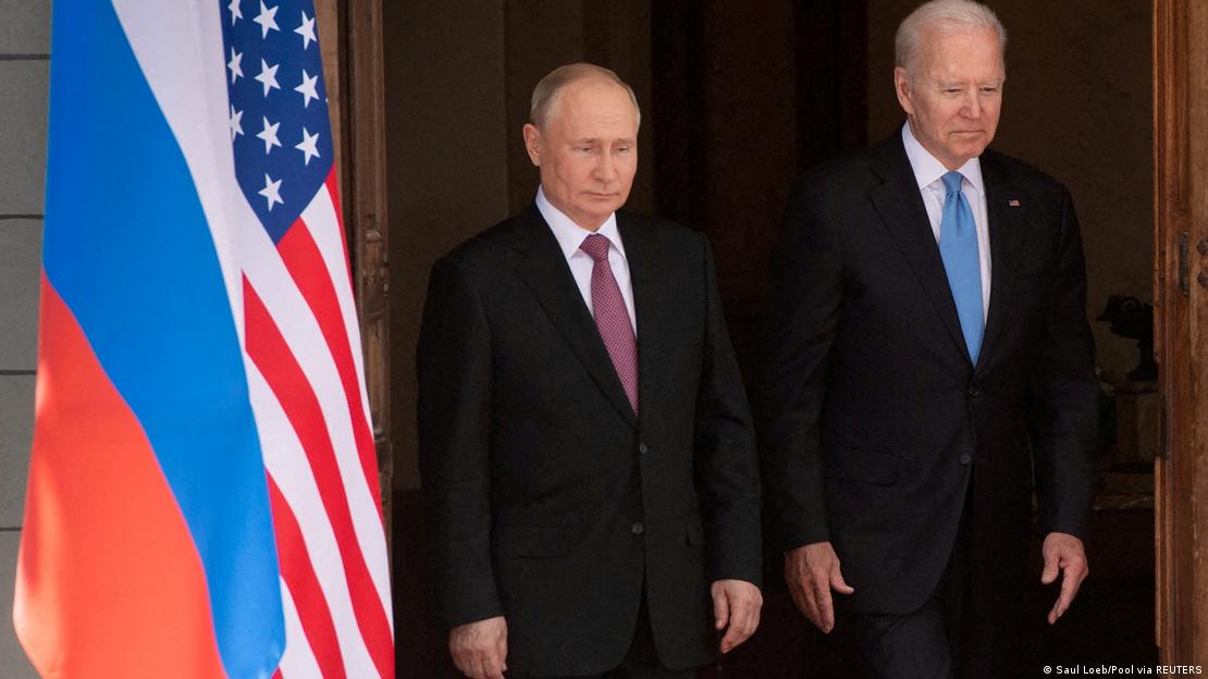 Rusya Devlet Başkanı Putin ve ABD Başkanı Biden