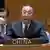 Ukraine-Krise der chinesische Botschafter in den USA Zhang Jun bei einer Krisensitzung des UN-Sicherheitsrats