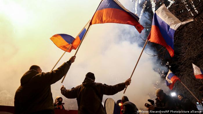 Ukraine-Russland-Konflikt |  Prorussische Demonstrationen in Donezk